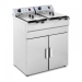 Friggitrice professionale con armadietto 2x6000W